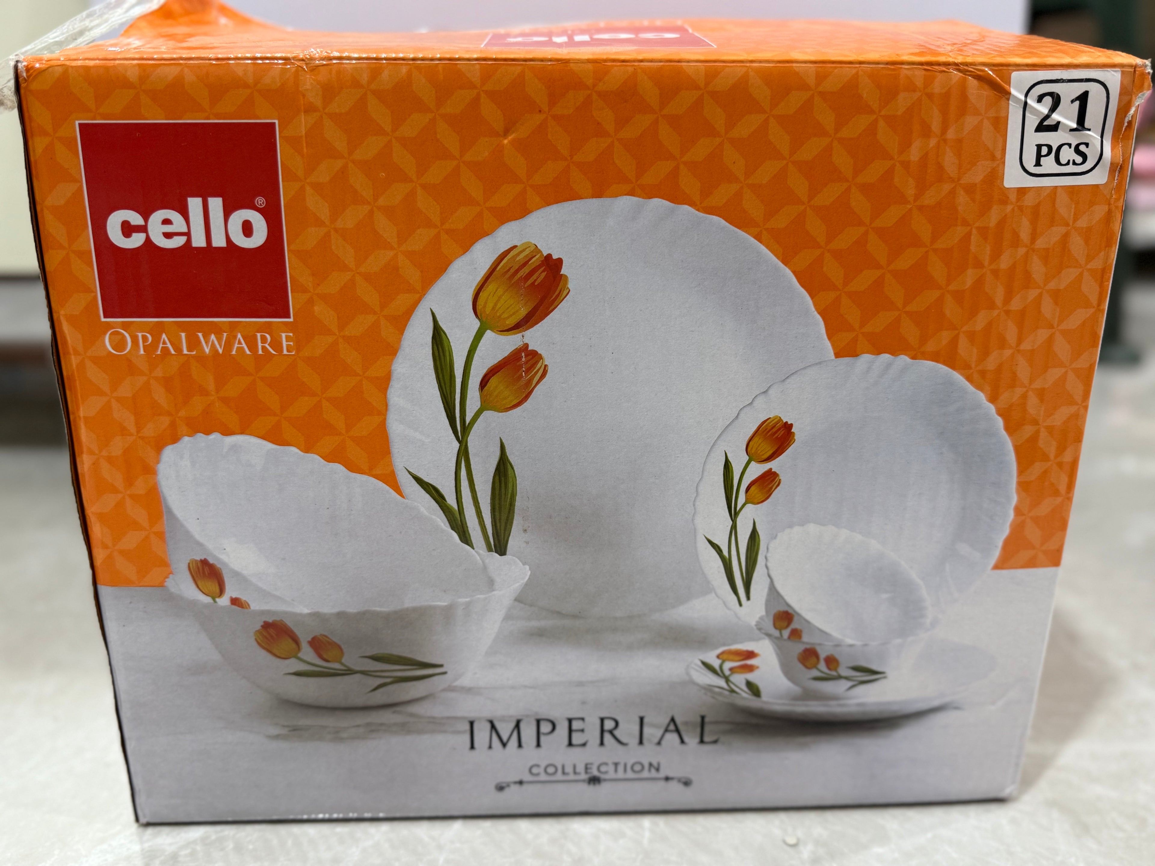 Cello 32 Piece Dinner Set - Medium Quality