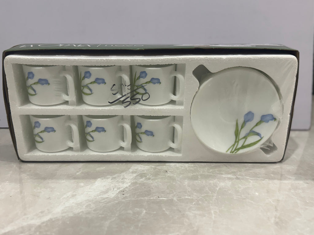 Tea Set with Saucer Set of 6