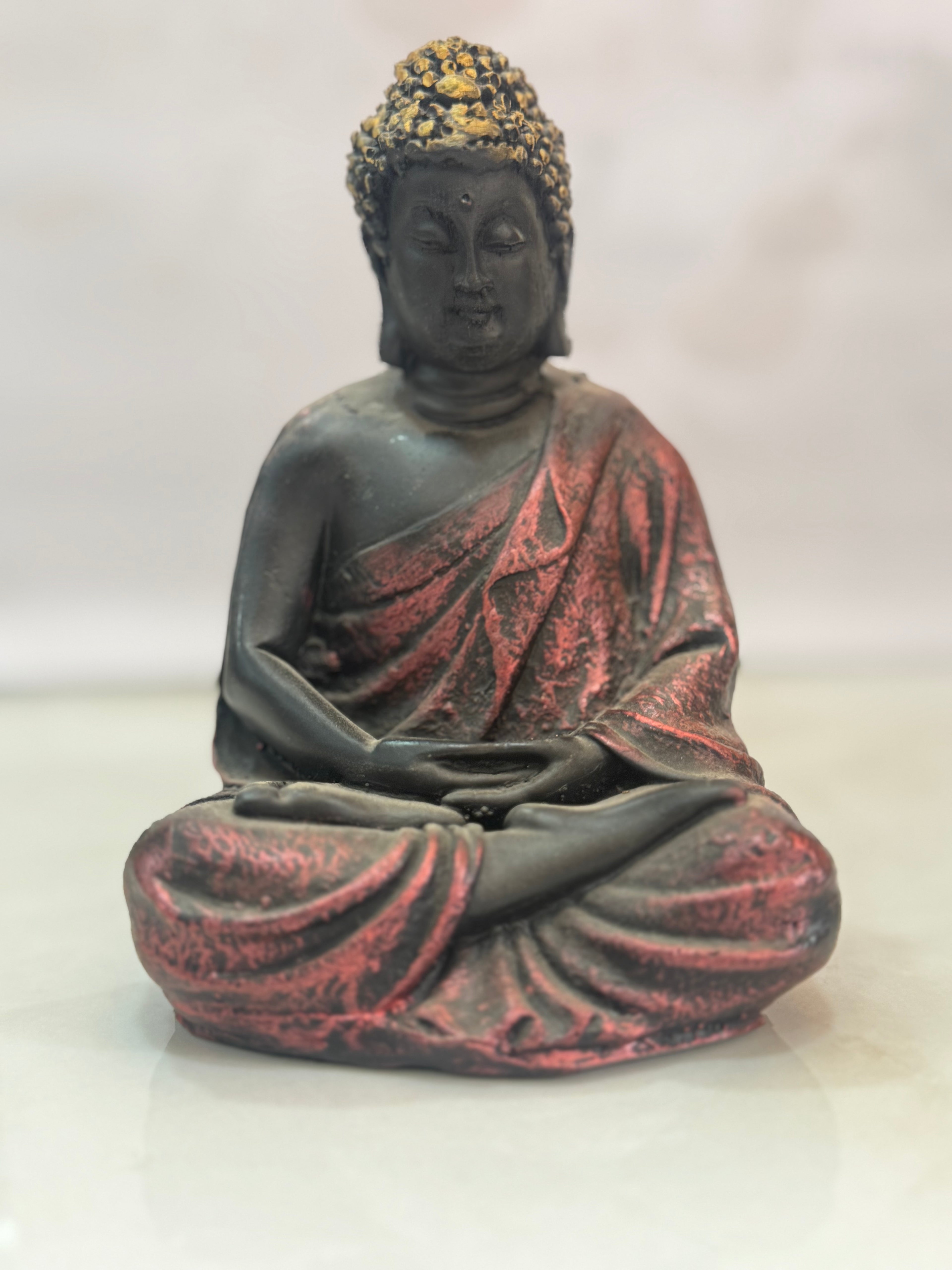 Buddha Meditating Ceramic Statue Gift