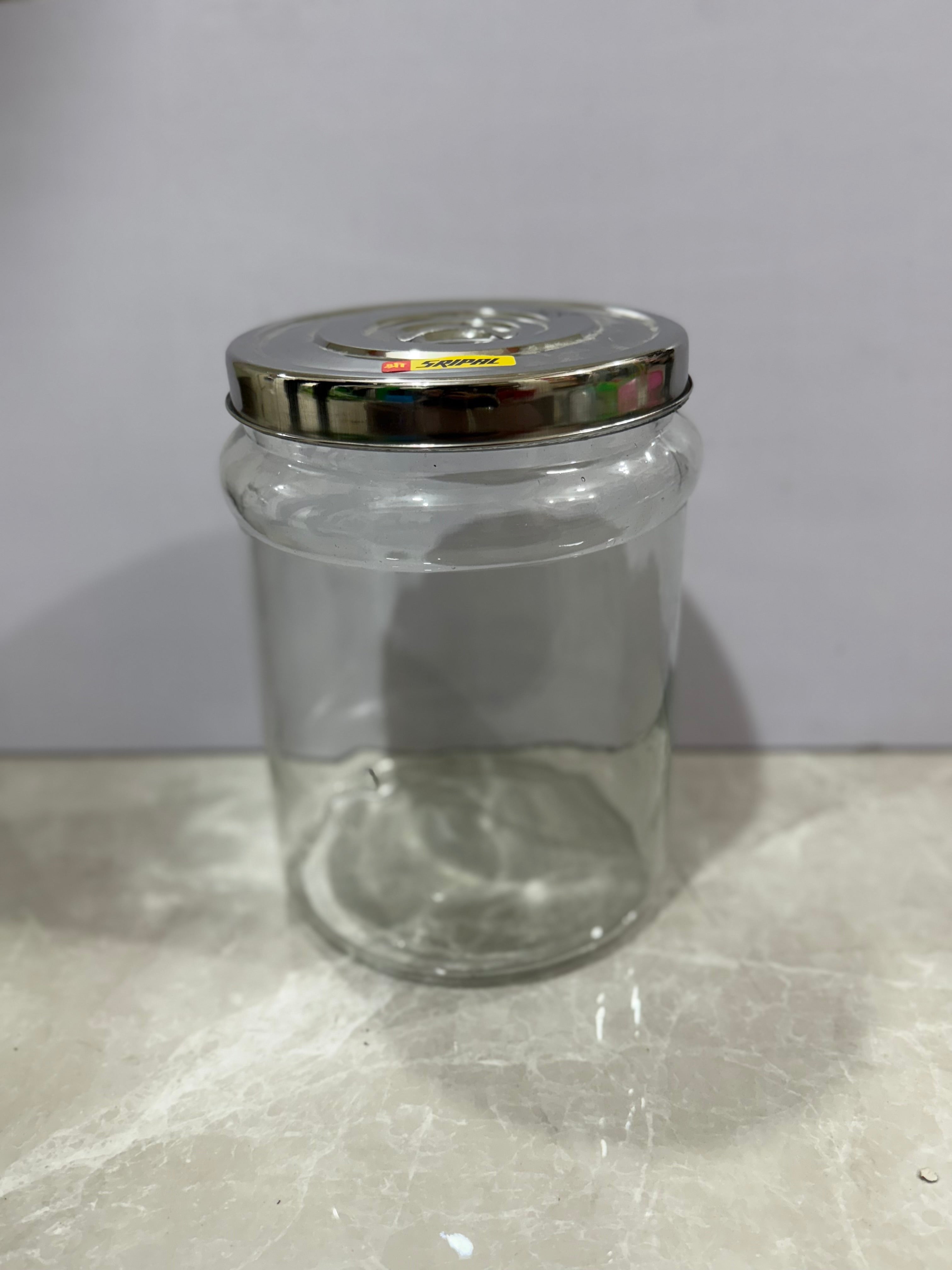Transparent 5 KG Glass Jars