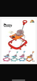 Baby Walker - Premium Quality Music Adjustable Height Walker