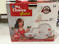 My Choice Gold 32 Piece Dinner Set