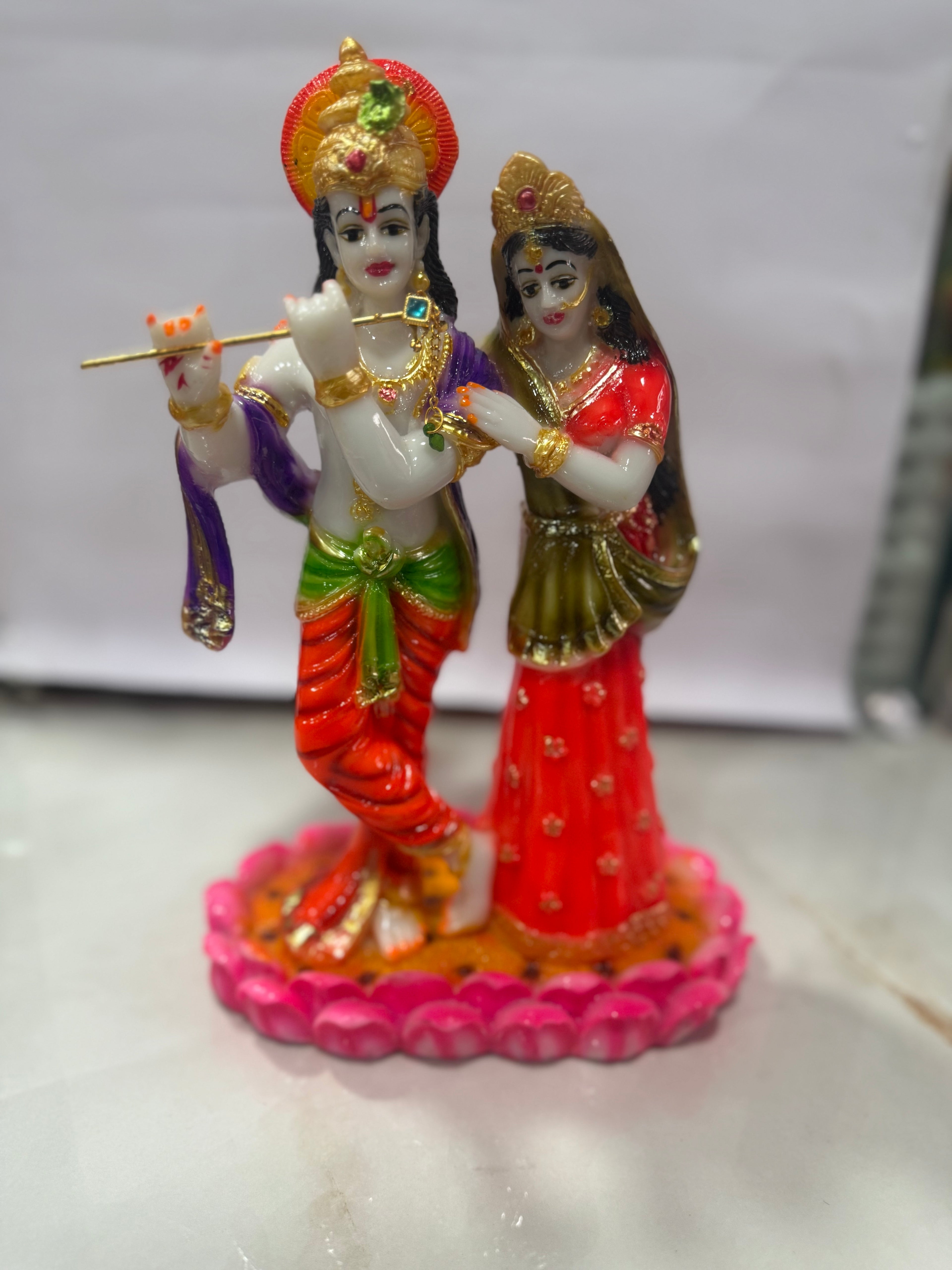 Radha Krishna Standing Marble Gift
