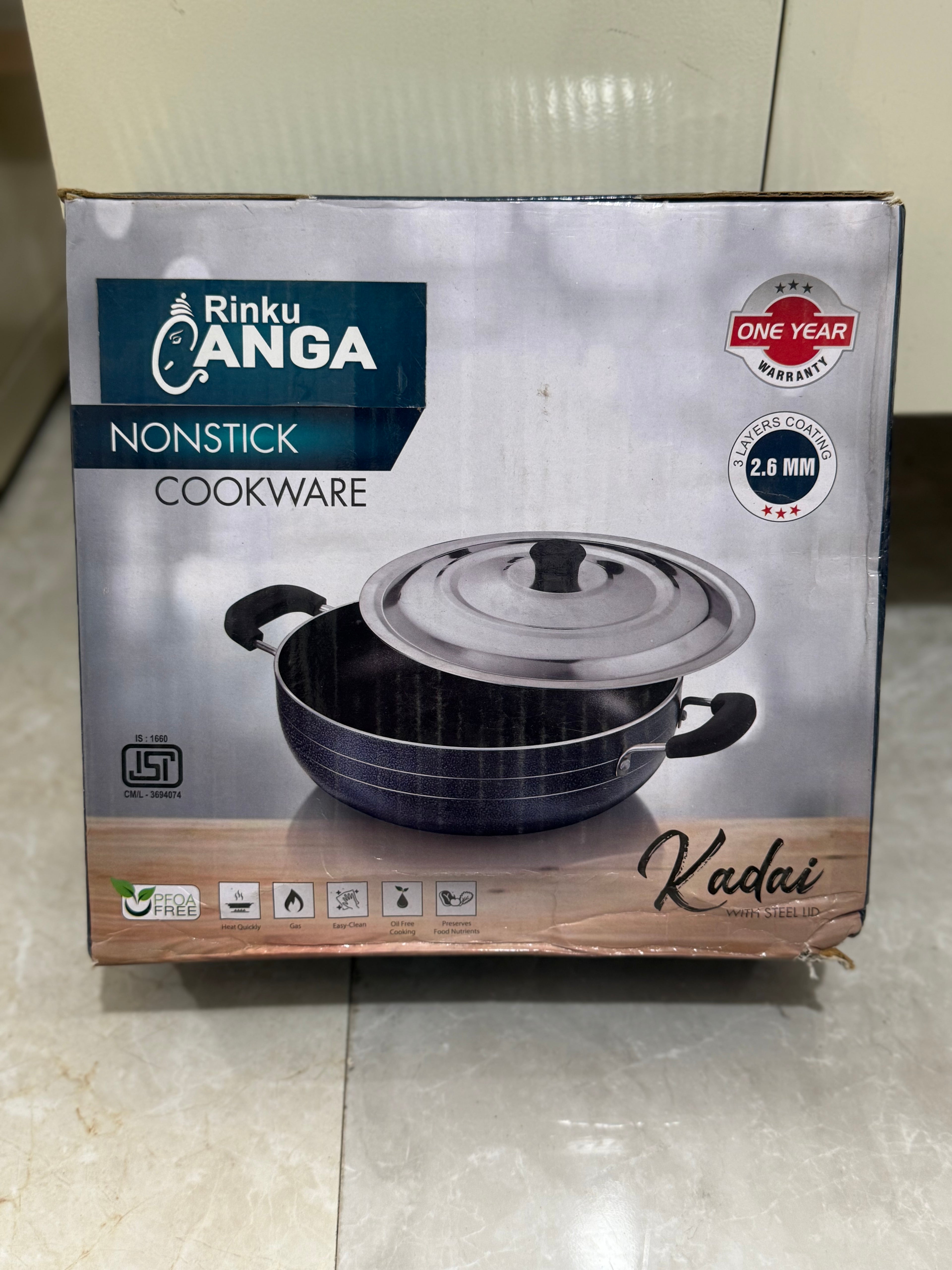 Ganga Non stick Kadai