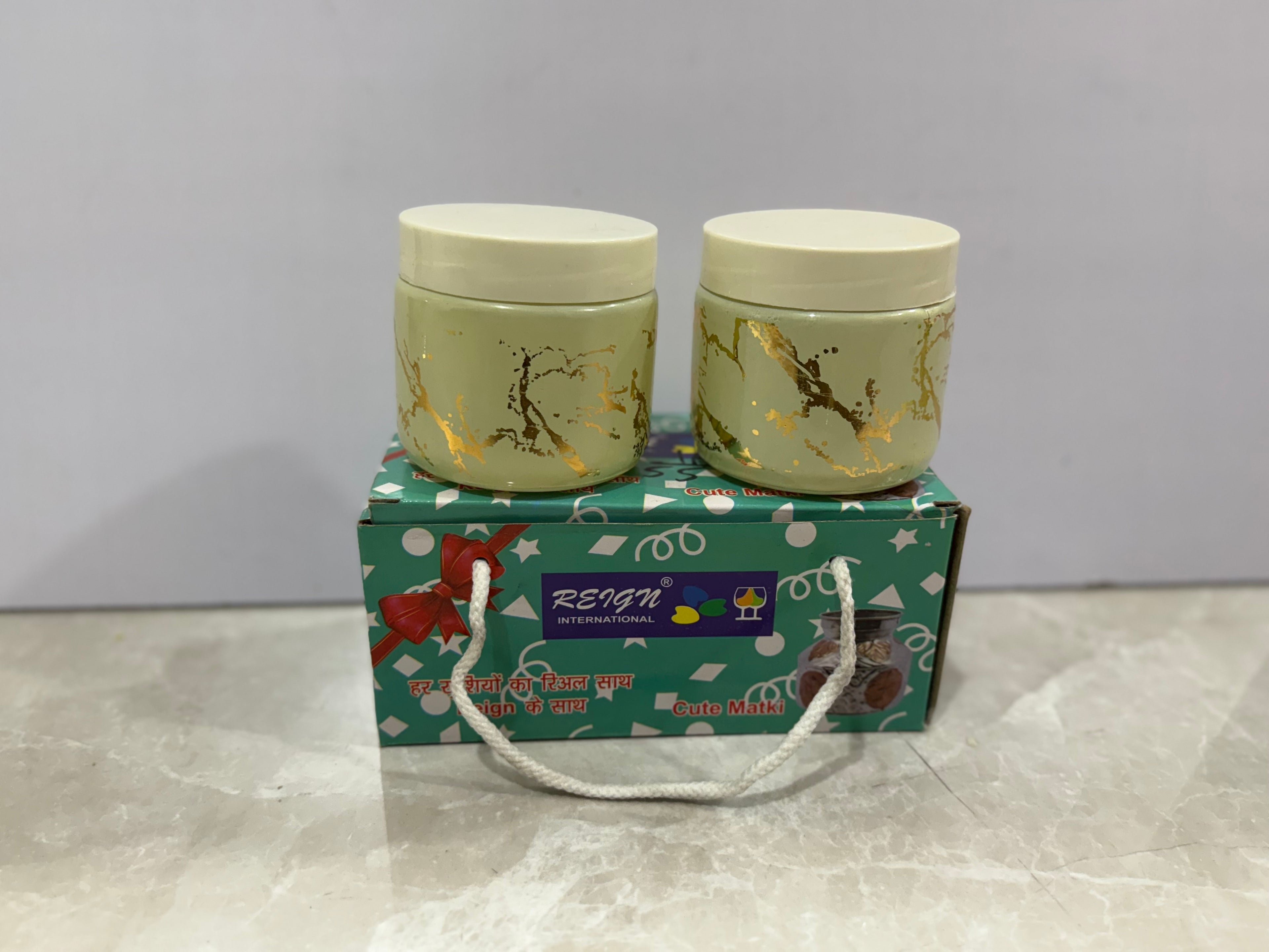 Colored 30 ML Glass Jars