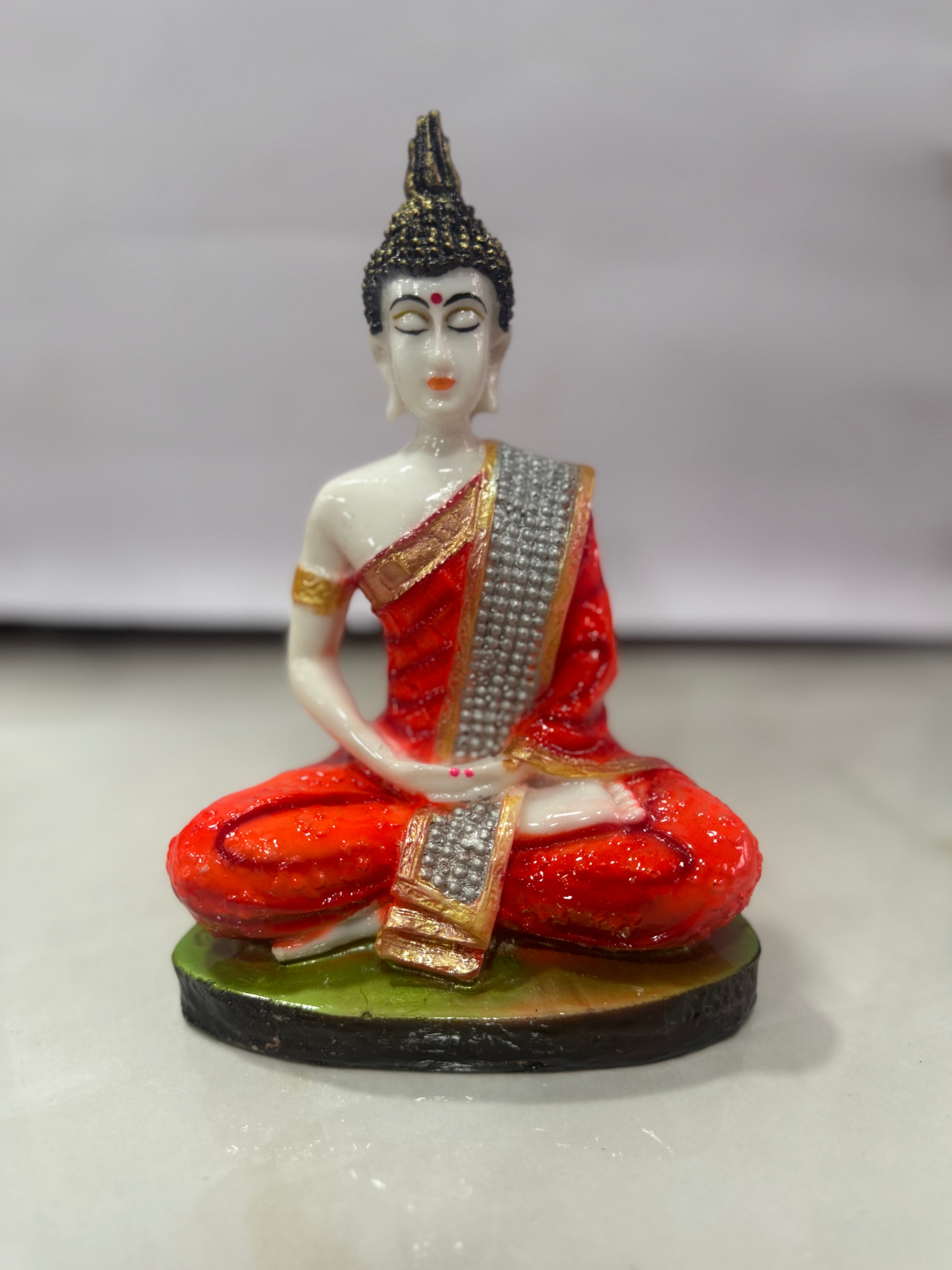 Buddha Meditating Marble Statue Gift