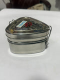 Steel Tiffin Box for Kids - Triangle Shape