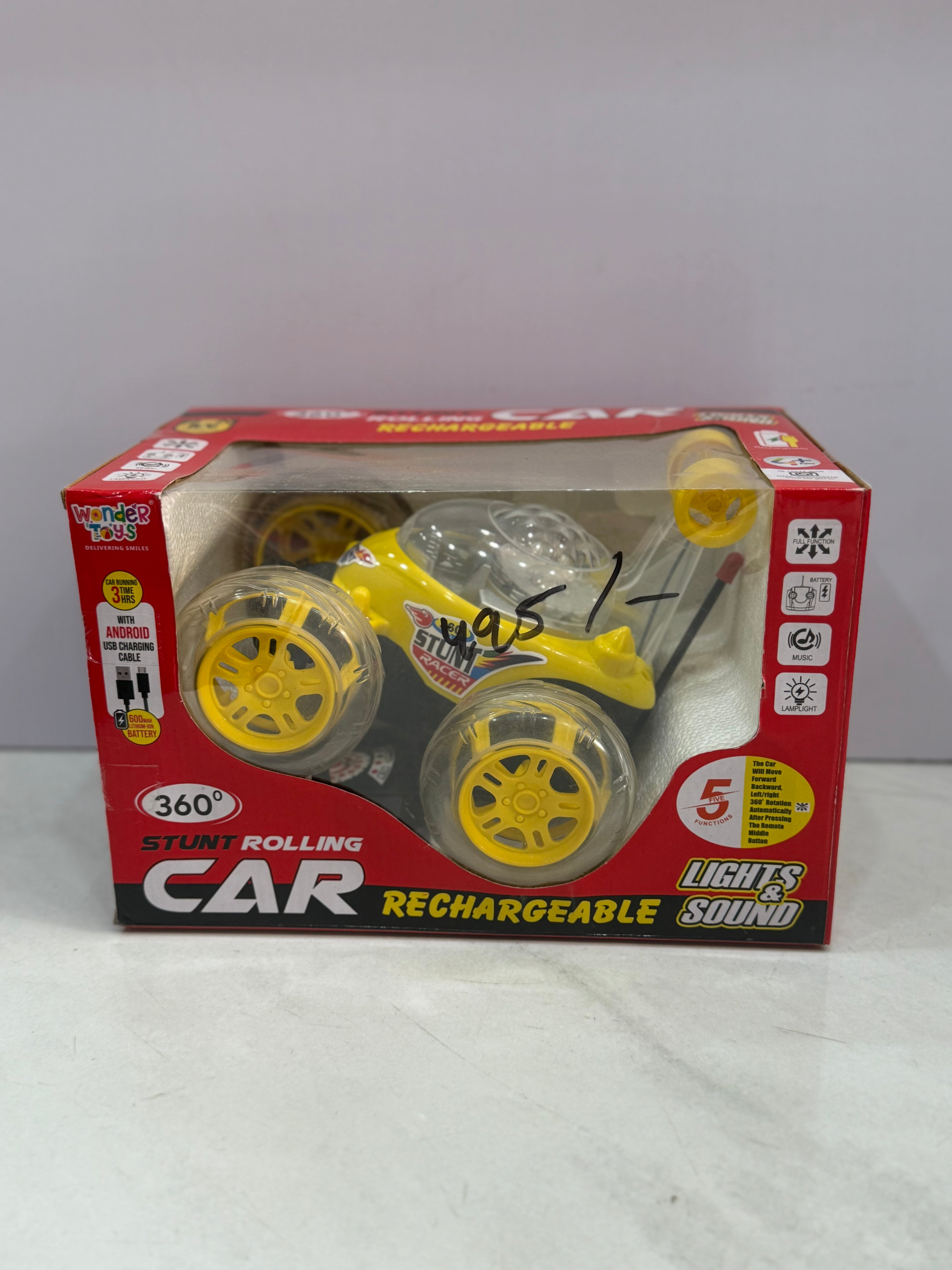 360* Stunt Rolling Car - Rechargeable Battery