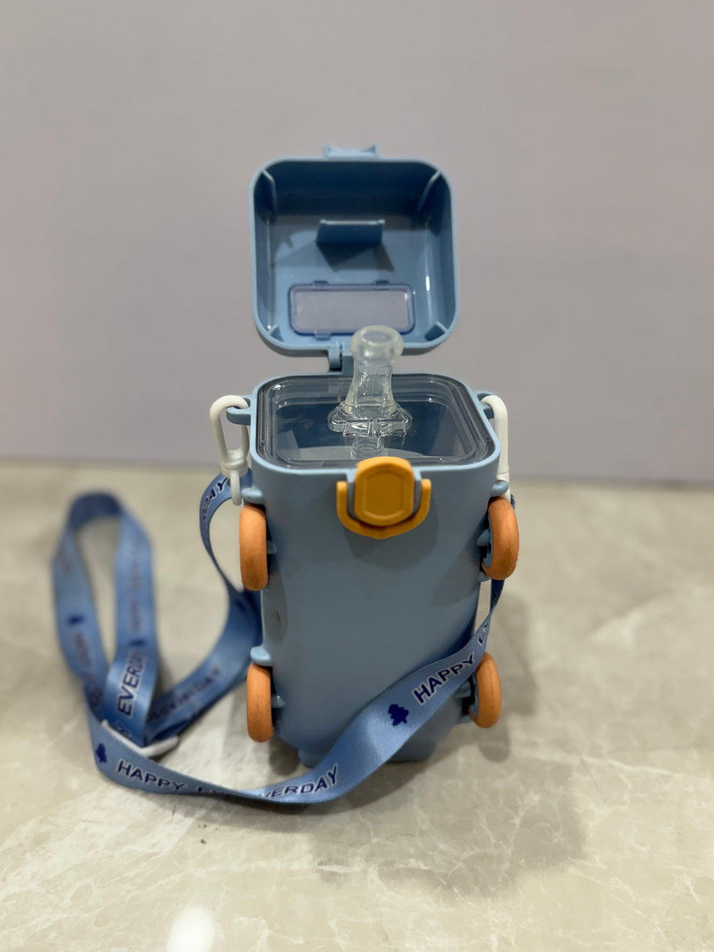 Children Water Bottle Fancy Bus Shape