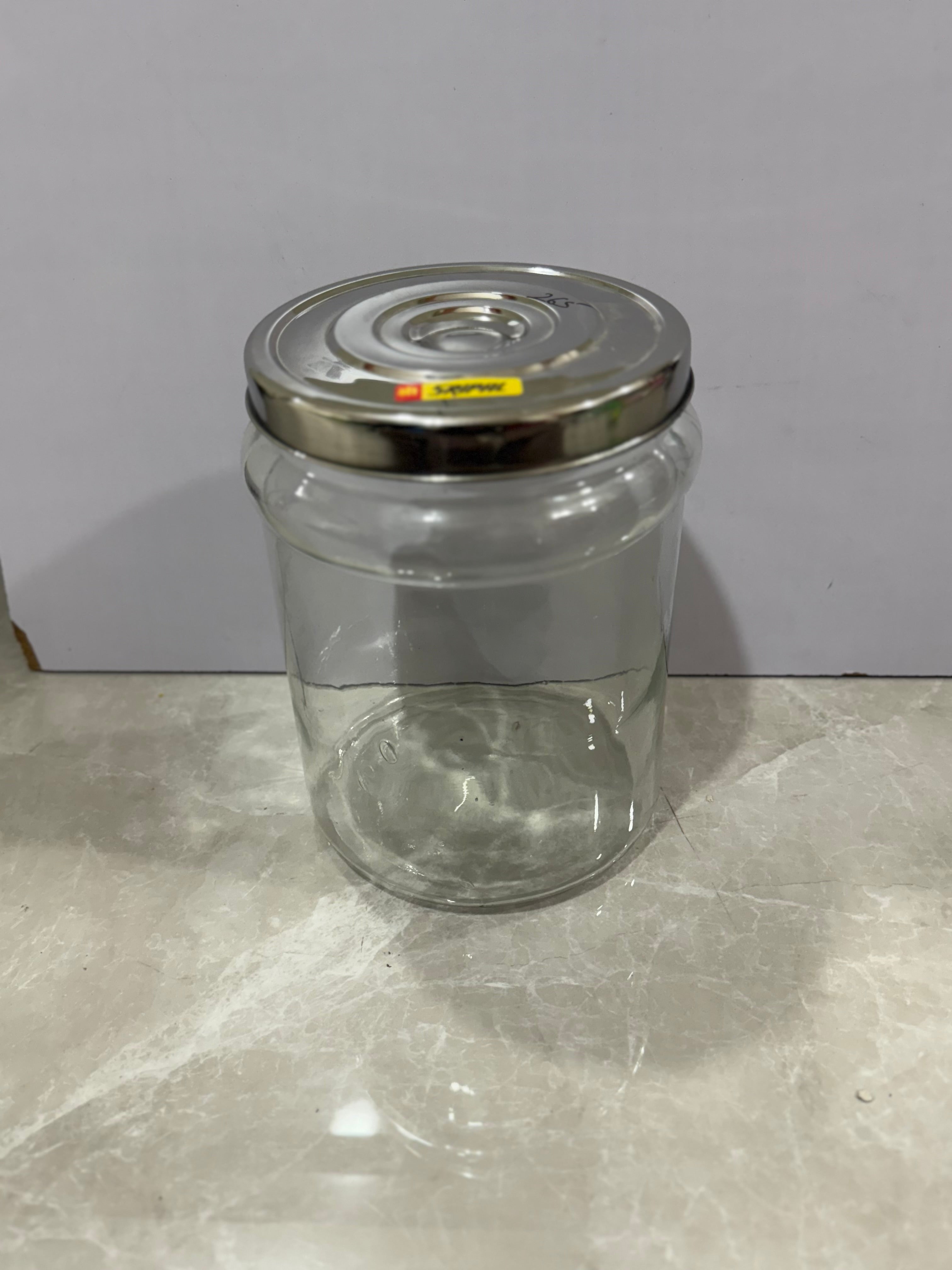Transparent 5 KG Glass Jars