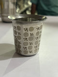 Steel Glass -Printed -  Small Size for Tea/Coffee