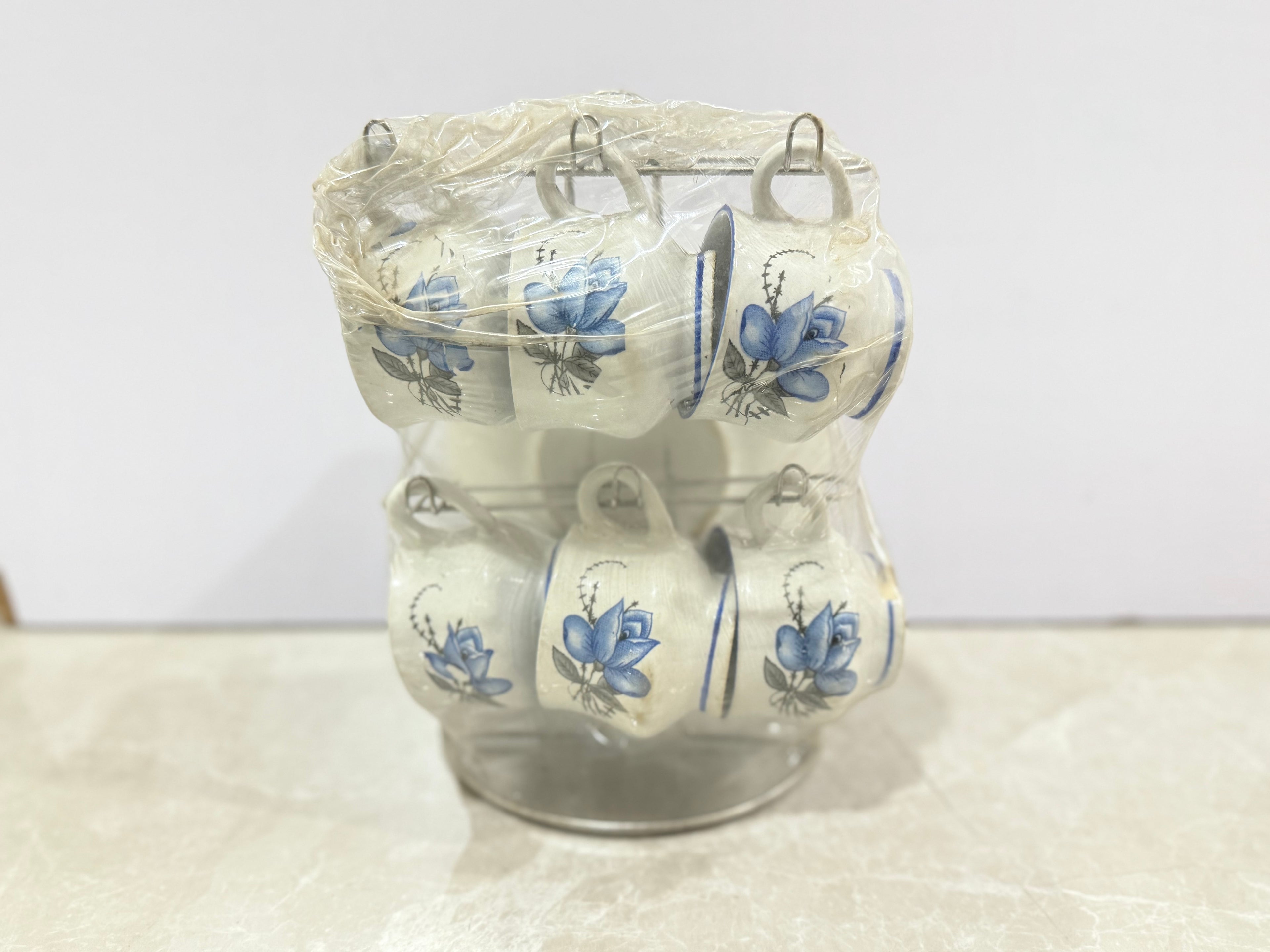 Tea Cup Stand with Cups