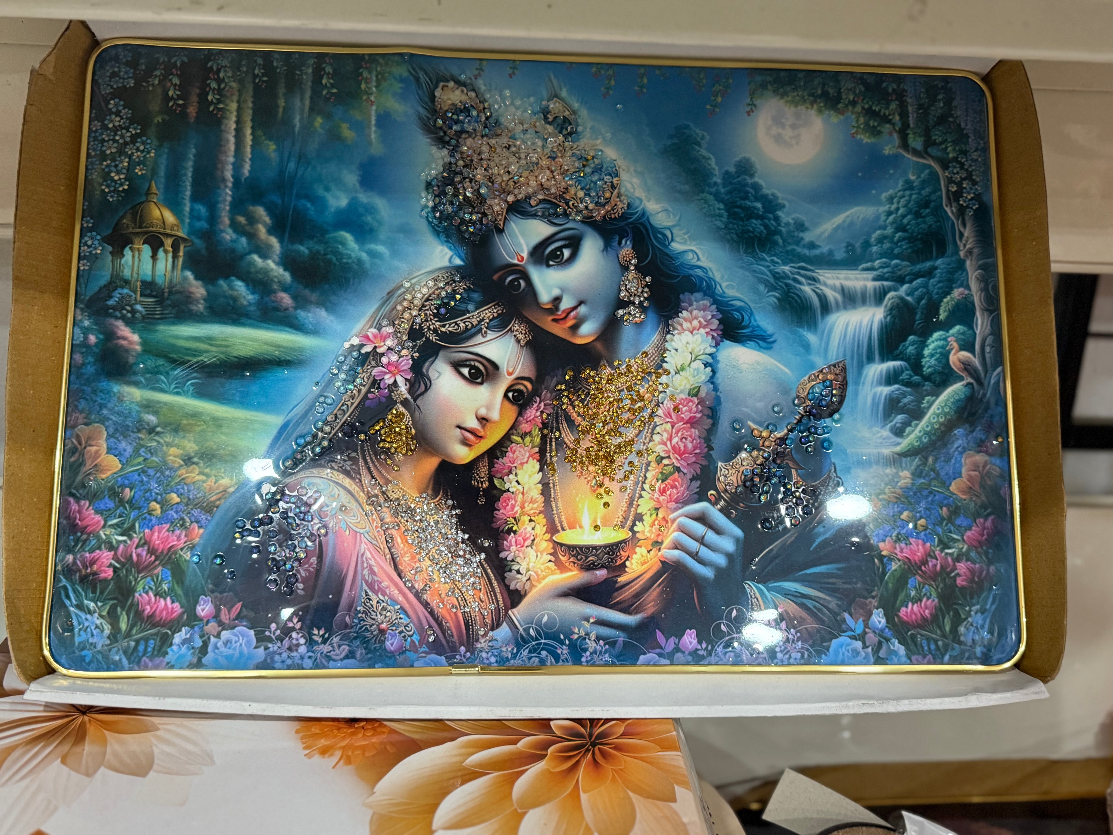Radha Krishna - Wedding Gift + Home decor 3D Frame